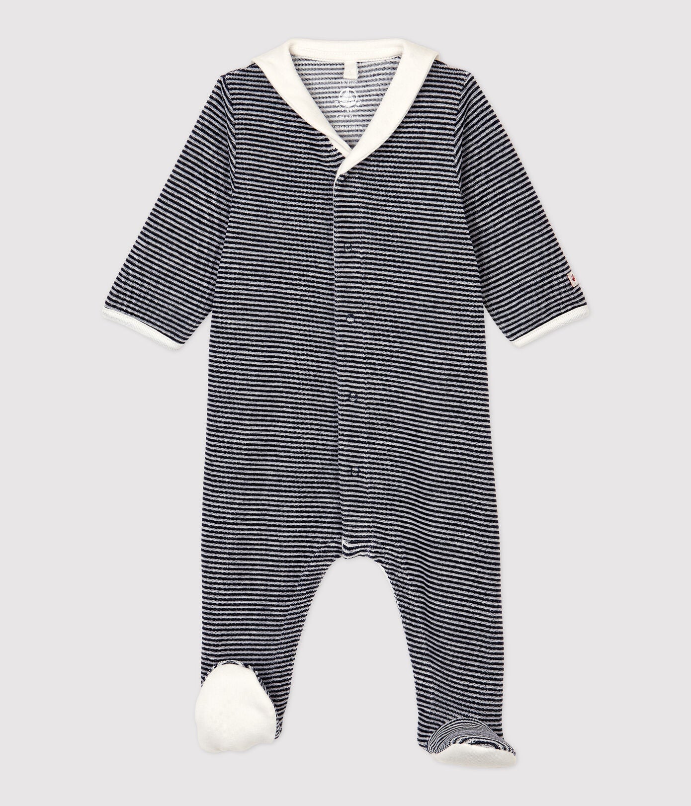 * Petit Bateau Baby Pajama I Striped Print