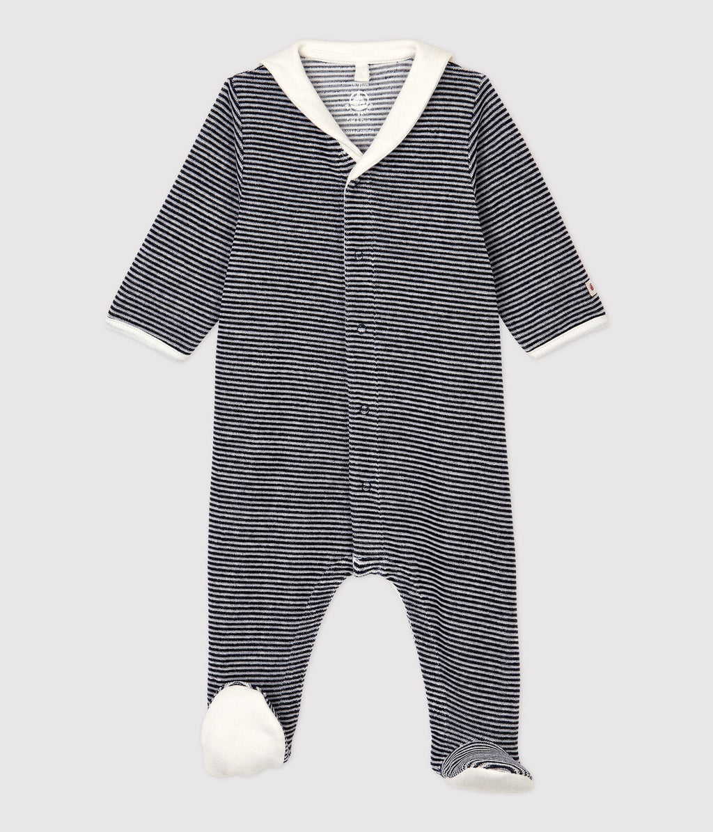 * Petit Bateau Baby Pajama I Striped Print
