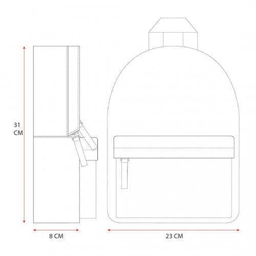 Kidzroom Kindergarten Backpack 31x23x8cm | Paris Sweet Cuddles Sand