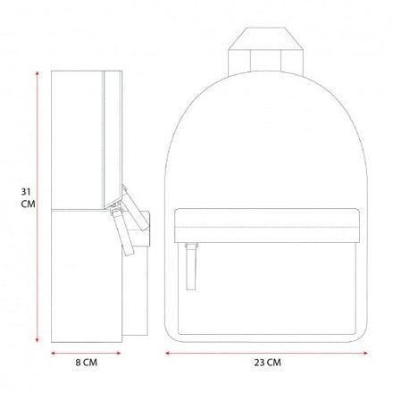 Kidzroom Kindergarten Backpack 31x23x8cm | Perfect Picnic Sand