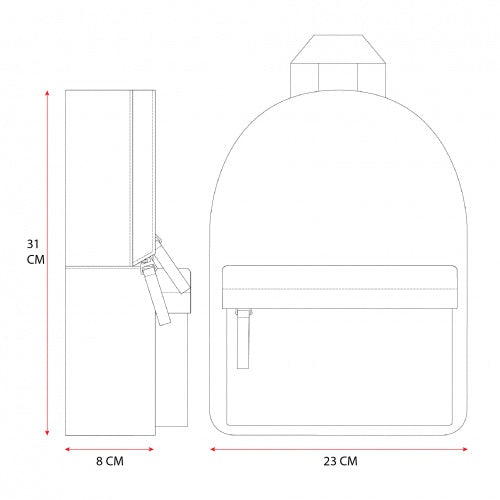 Kidzroom Kindergarten Backpack 31x23x8cm | Perfect Picnic Sand