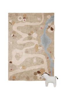 Lorena Canals Machine Washable Reversible Carpet 120x160cm | Path of Nature