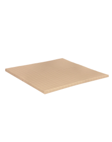 Nobodinoz Foldable Eco Play Mat 100x100x4cm | Taupe Grid