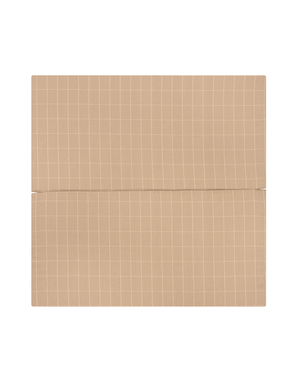 Nobodinoz Foldable Eco Play Mat 100x100x4cm | Taupe Grid