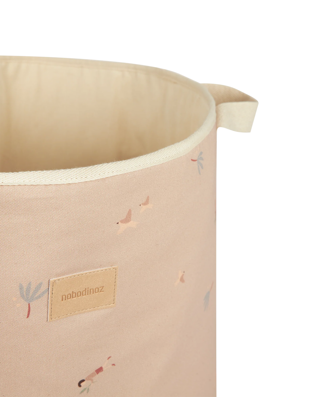 Nobodinoz Storage basket Toybag 41x37x37cm | Pink Sweet Home