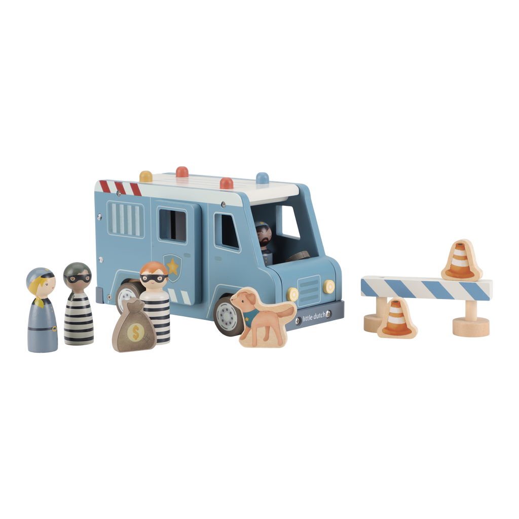 Little Dutch Wooden Police Bus