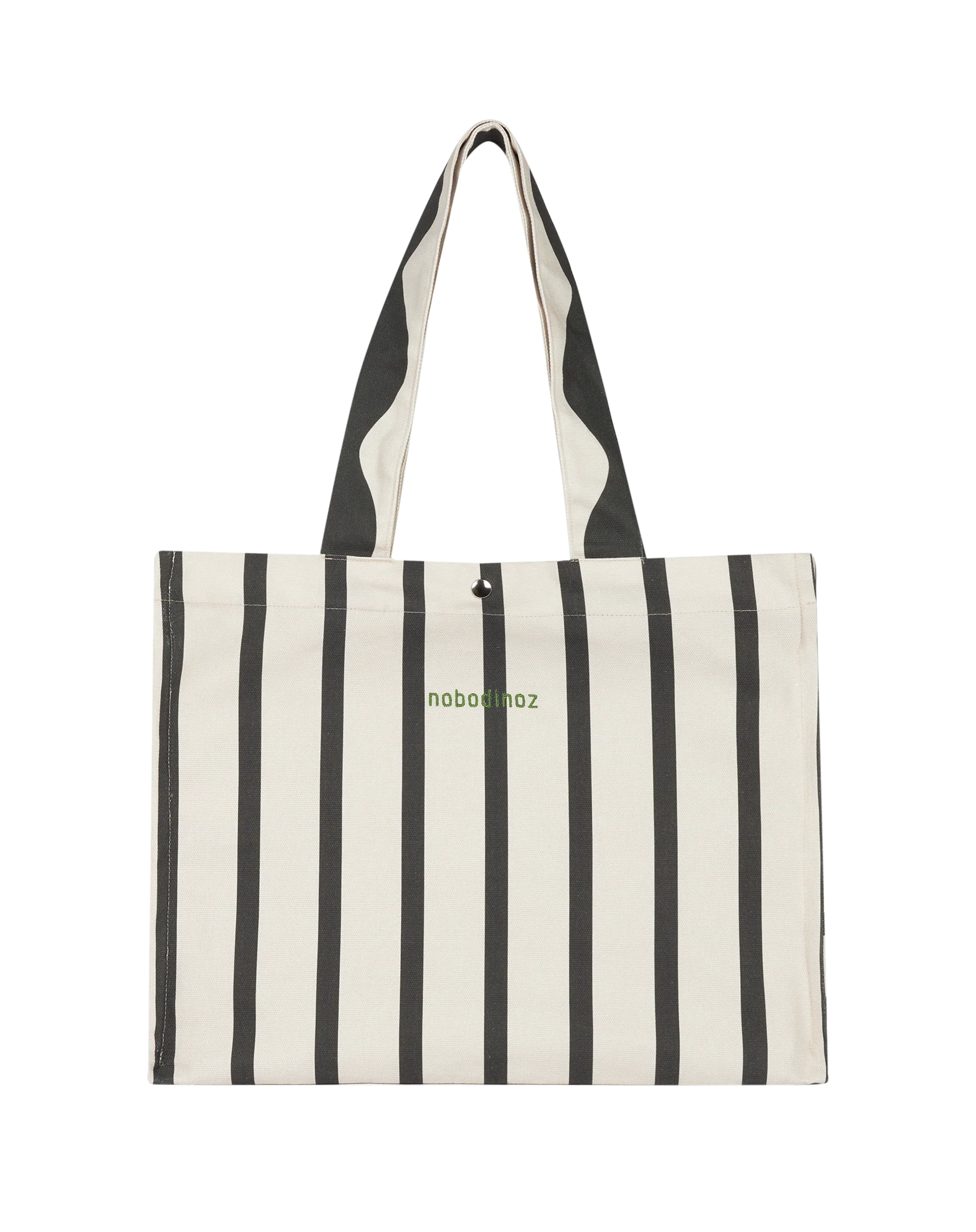Nobodinoz Portofino Maxi Bag Beachbag 45x37x21cm | Black Stripes