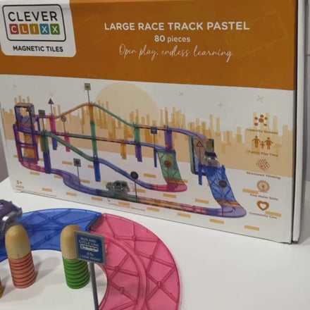 Cleverclixx Large Race Track Pastel | 80 pieces - pre order 23/02