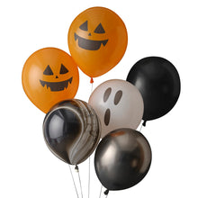 Ginger Ray balloons set 5 Pumpkin & Ghost Balloons | Halloween Balloons