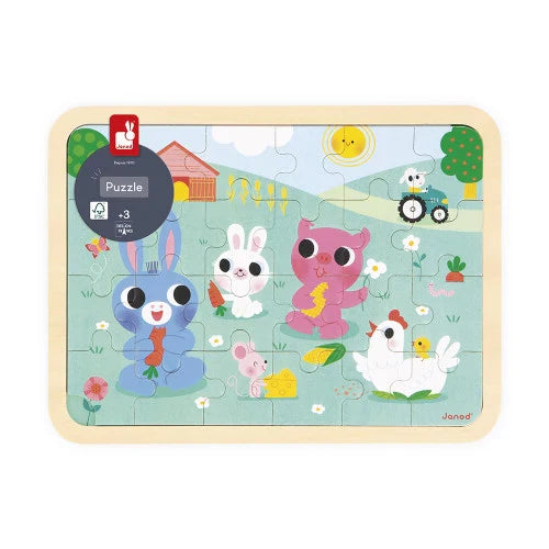 Janod Jigsaw Puzzle 24PCS On The Farm