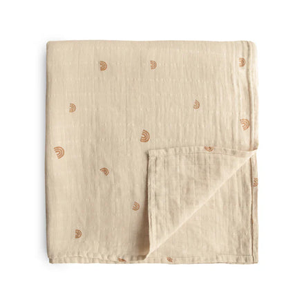 Mushie Muslin Cloth 120x120cm | Rainbow