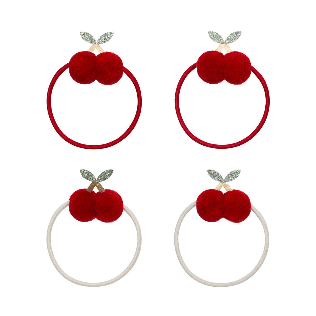 Mimi & Lula Hair Accessories | Pom Pom Cherries Ponies