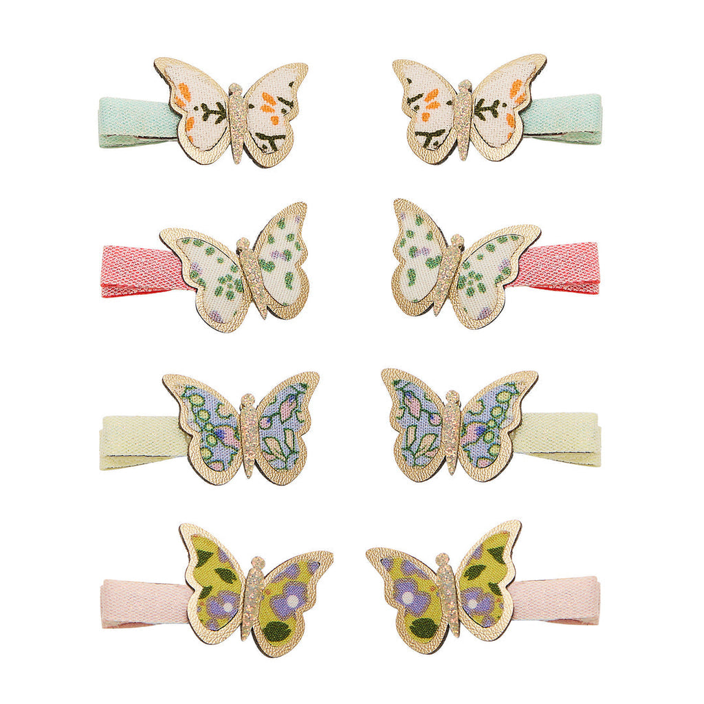 Mimi & Lula Hair Accessories | Floral Butterfly Mini Clips