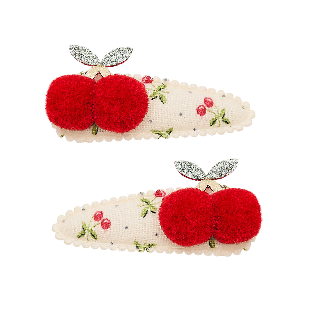 Mimi & Lula Hair Accessories | Pom Pom Cherries Clic Clacs