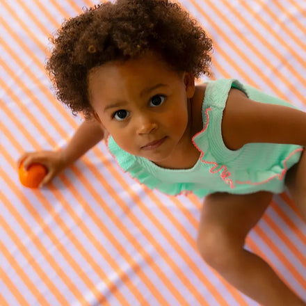 Quut Play Towel Beach Towel Extra Large | On The Road Pink 140x70 cm