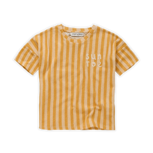 Sproet & Sprout T-shirt | Linen Stripe Sunset