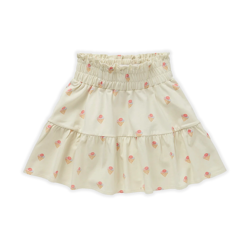 Sproet & Sprout Smock Skirt | Ice Cream Print