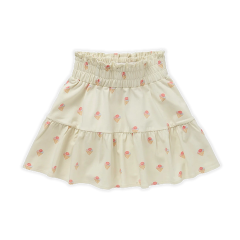 Sproet & Sprout Smock Skirt | Ice Cream Print
