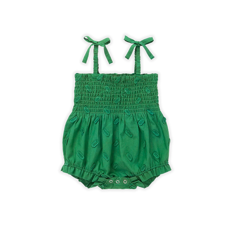 Sprout & Sprout Romper | Smock Mint