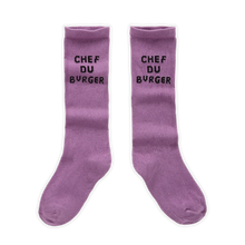 Sproet & Sprout stockings | Chef du Burger Purple