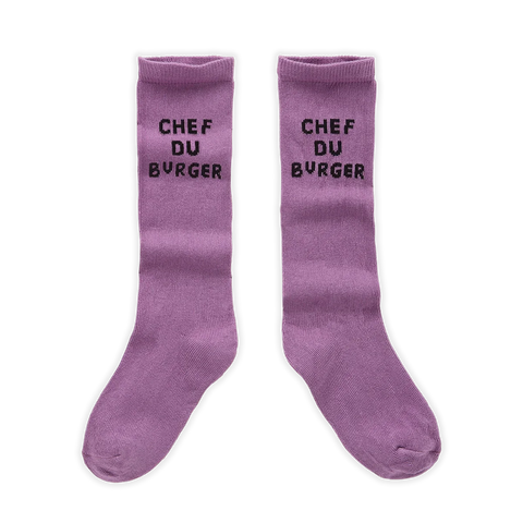 Sproet & Sprout stockings | Chef du Burger Purple