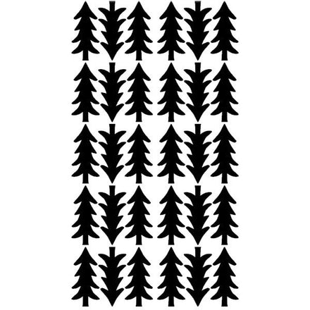 Pöm Le Bonhomme set 30 muurstickers Den zwart - DE GELE FLAMINGO - Kids concept store