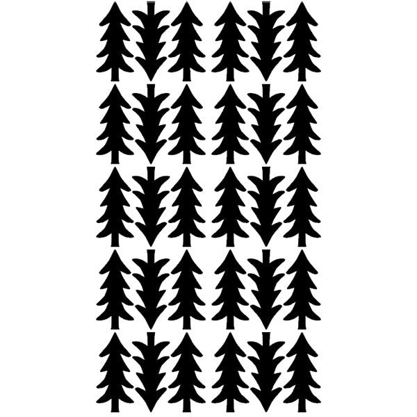 Pöm Le Bonhomme set 30 muurstickers Den zwart - DE GELE FLAMINGO - Kids concept store