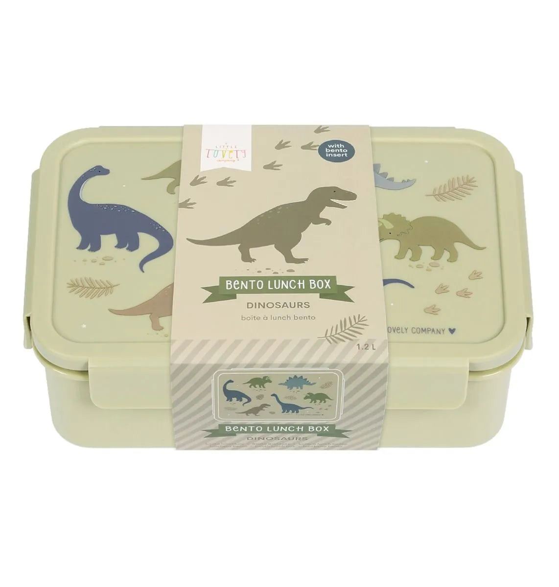 A Little Lovely Company Lunch Box With Distribution boxes | Dinosaurs