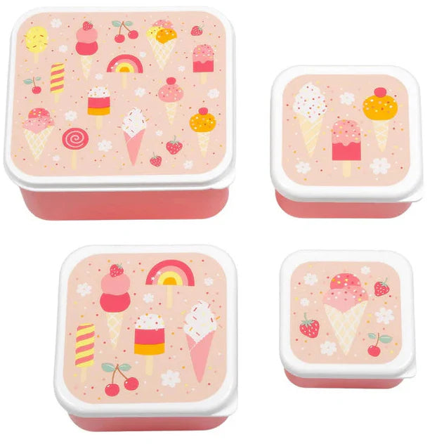 A Little Lovely Company Lunch & Snack Box Set | Ice creams