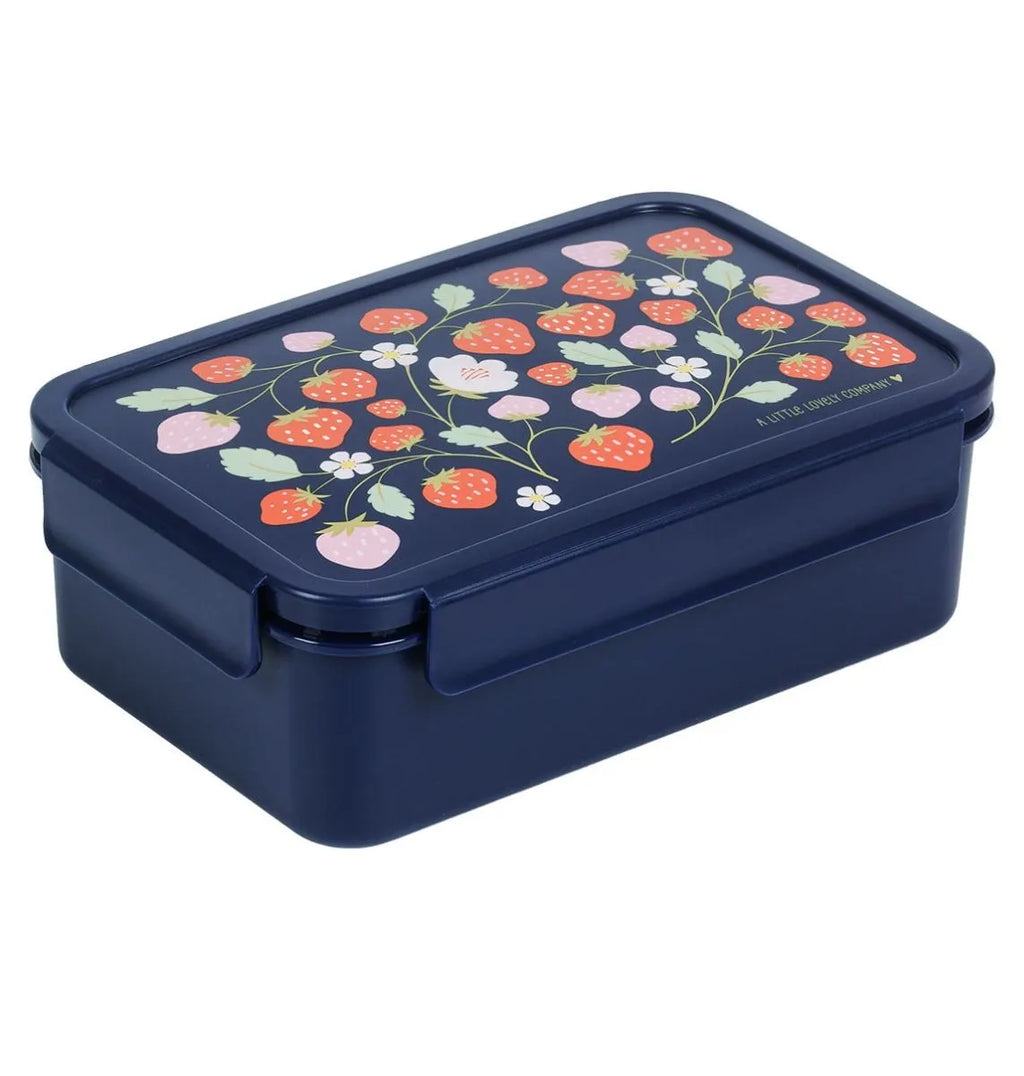 A Little Lovely Company Lunch Box With Distribution boxes | Strawberry