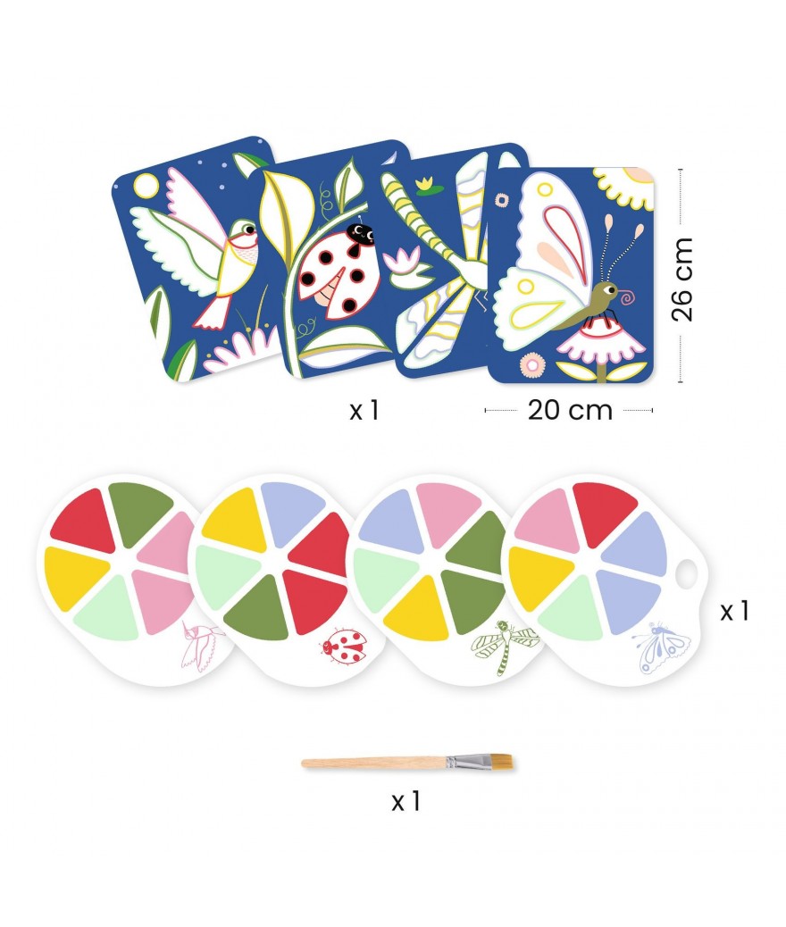 Djeco Painting With A Palette | Little Creatures