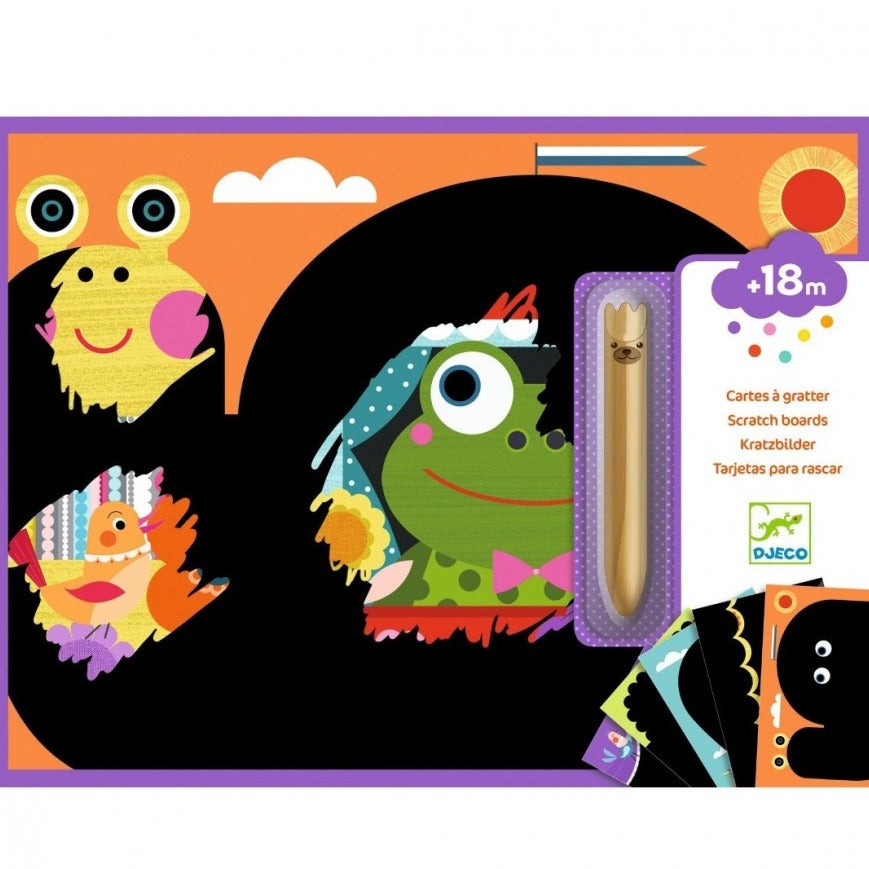 Djeco Craft Set Scratch | Animal