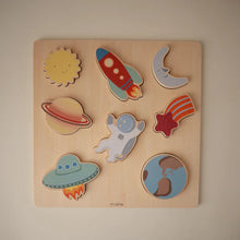 Mushie Wooden Inlay Puzzle | Space