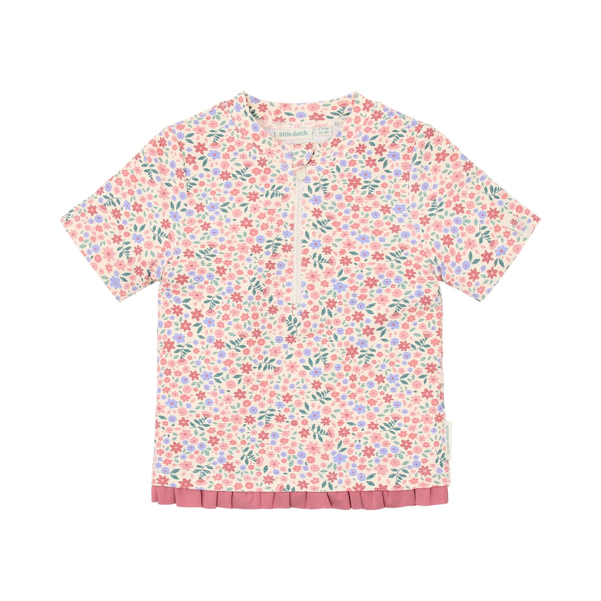 Little Dutch UV Swim Shirt Short Sleeves | Dreamy Flowerfield