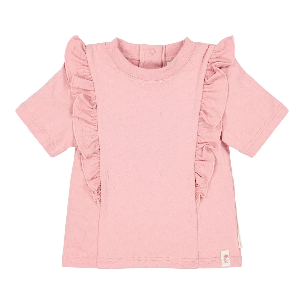 Little Dutch UV Swim Shirt Short Sleeves | Dreamy Pink Rose