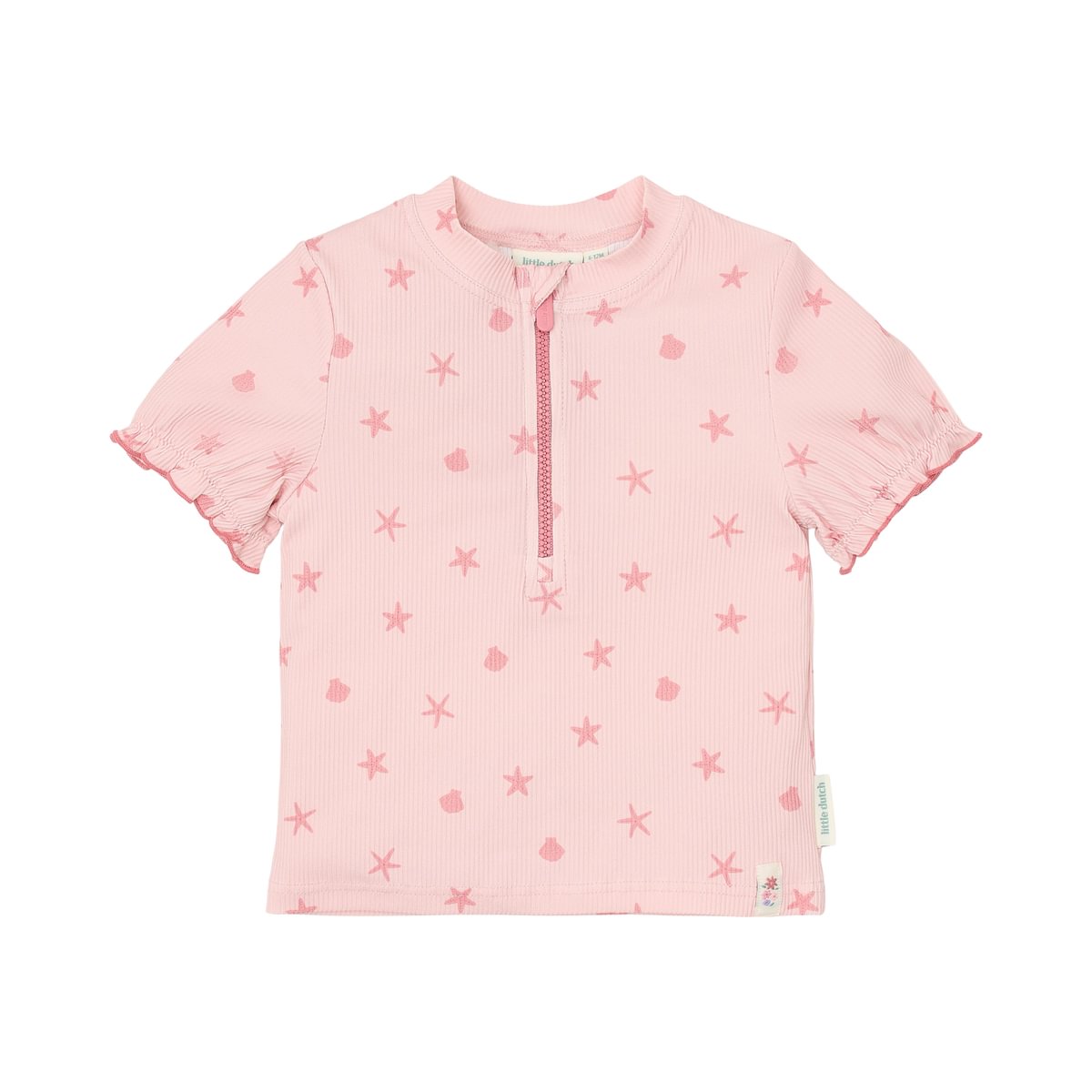 Little Dutch UV Swim Shirt Short Sleeves | Dreamy Seashells