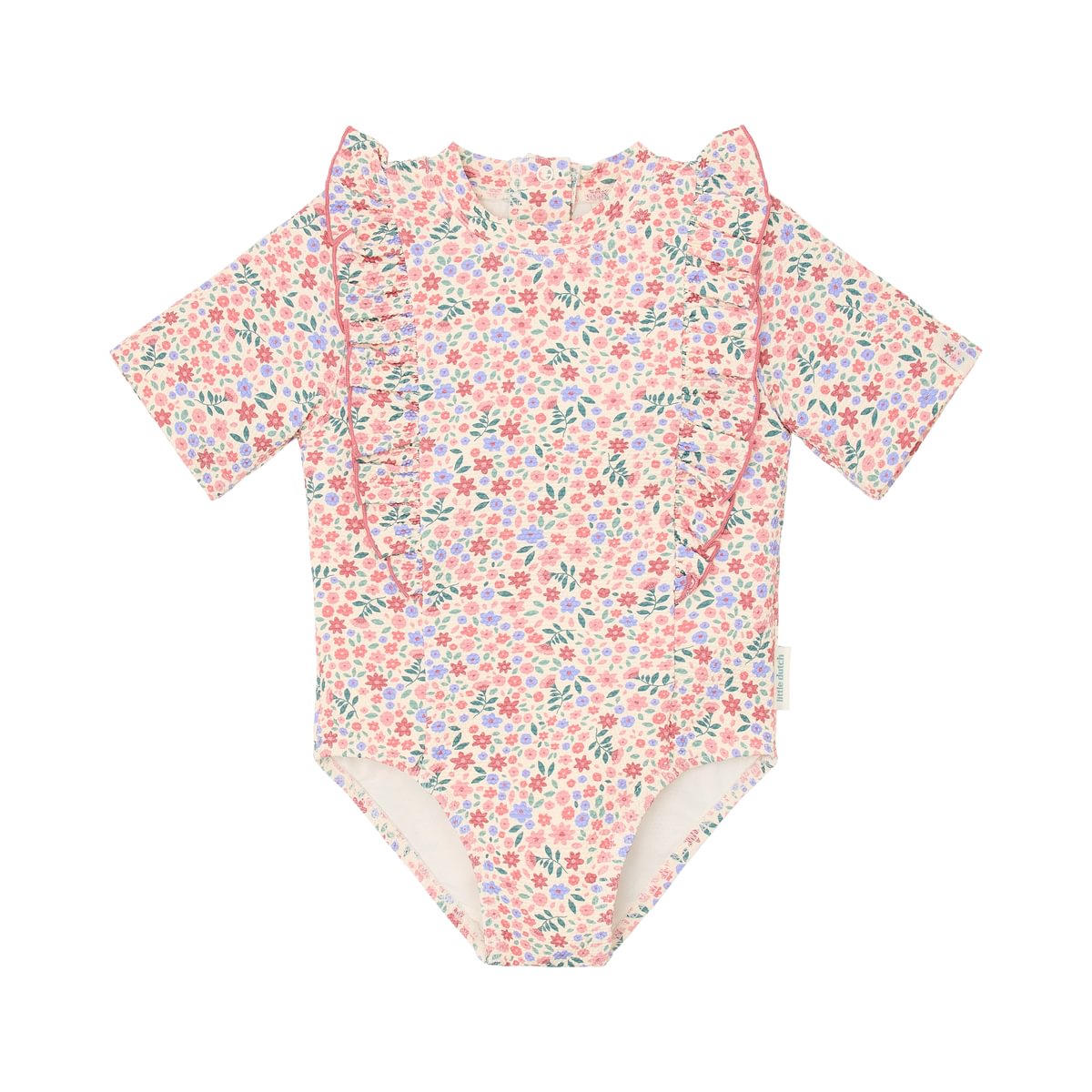 Little Dutch UV Swimsuit Short Sleeves | Dreamy Flowerfield
