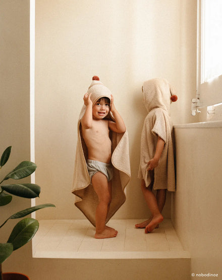 Nobodinoz So Cute Poncho 55x58cm - 3-5Y | Almond