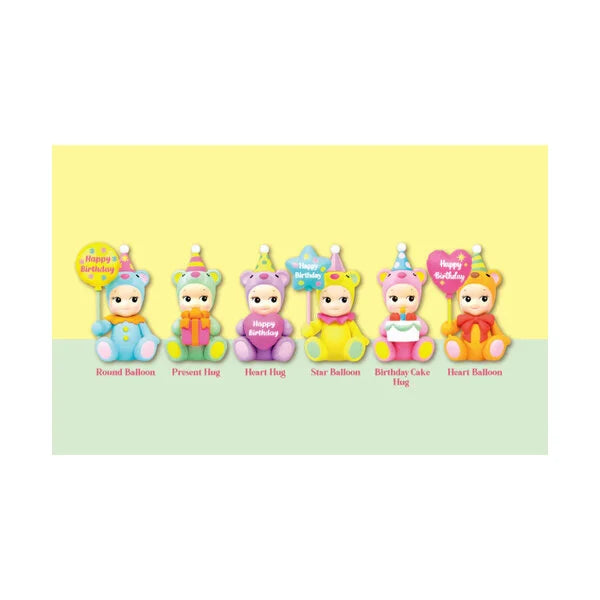 Sonny Angel Lucky Doll Happy Birthday Gift Bear