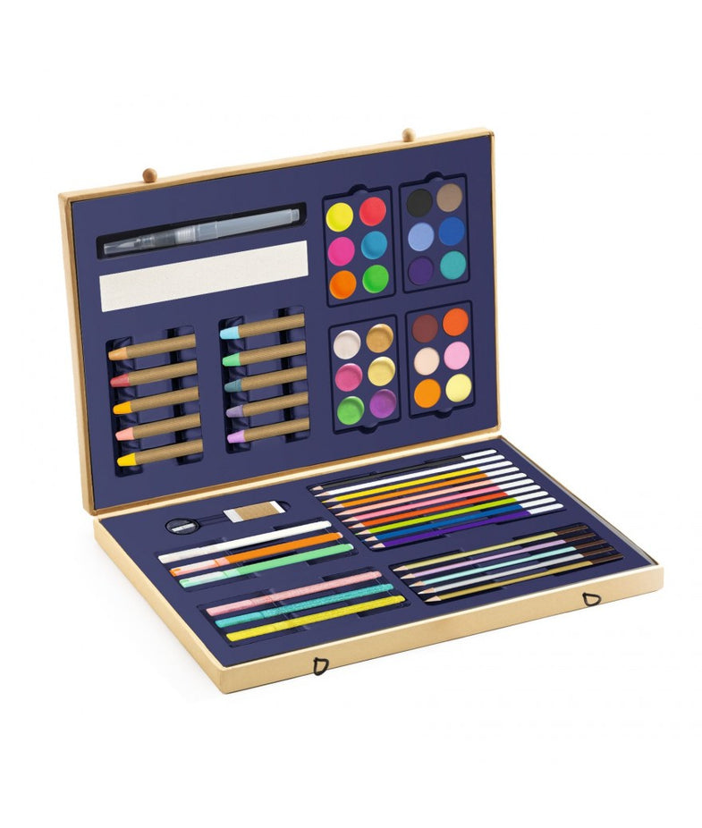 Djeco craft box 60-piece | Sparkling Box of Colors