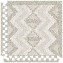 Eeveve Playmat Foam Puzzle | Kilim Feather Grey