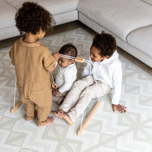 Eeveve Playmat Foam Puzzle | Kilim Feather Grey