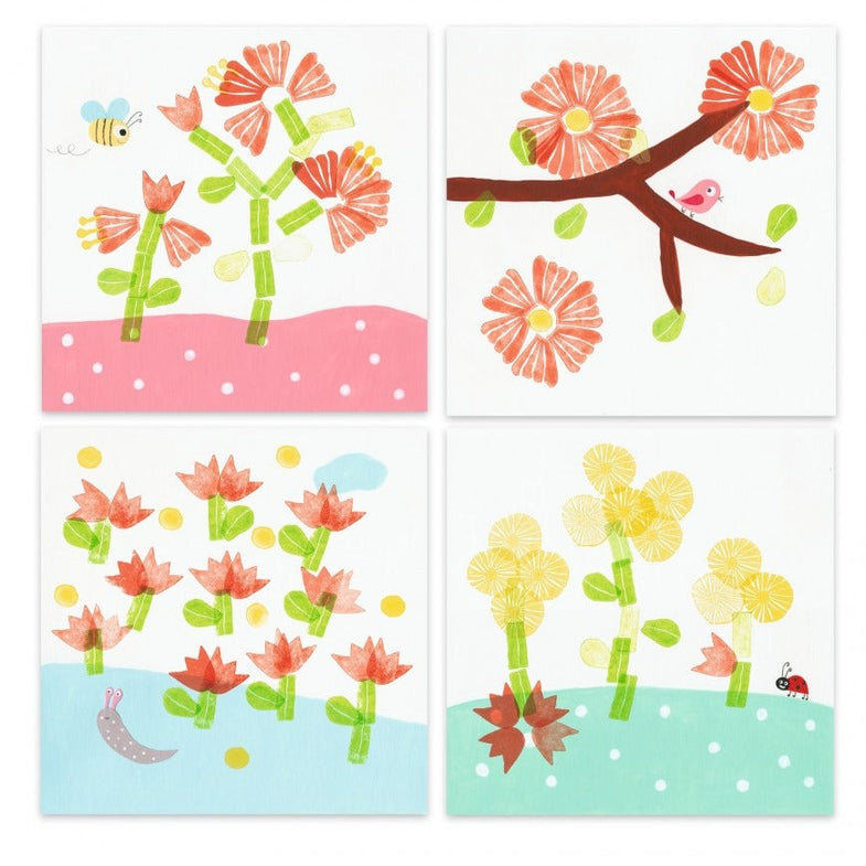 Djeco Creative Stamp Set | Flowers