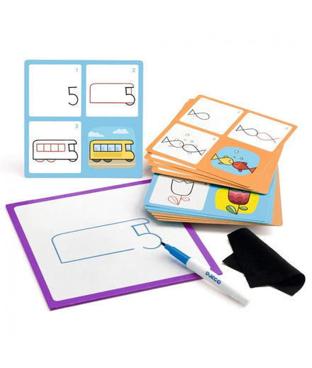 Djeco Creative Craft Set | Model cards 1, 2, 3 & Co