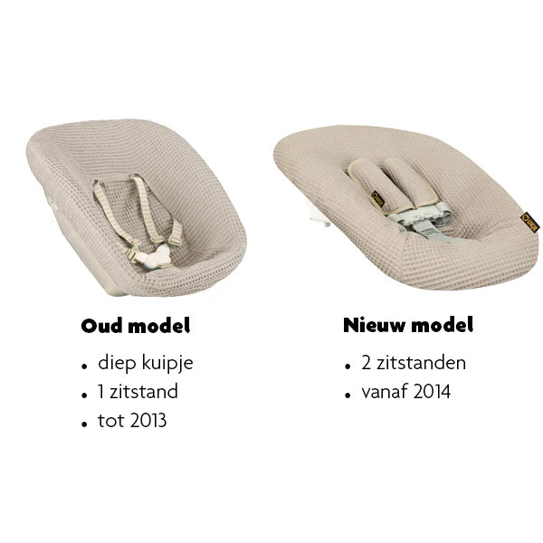 stokke bezug newborn Ukje Newborn Cover For Set Kaos/Stokke | Taupe Waffle