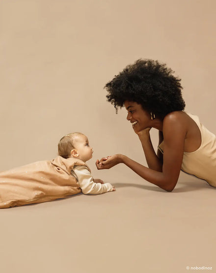 Nobodinoz Cocon Mid-Warm Sleeping bag 0-6m-65x45cm | Blush Little Cherries