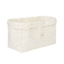 Nobodinoz Stories Double storage basket 30x20x15cm | Natural Milky Way