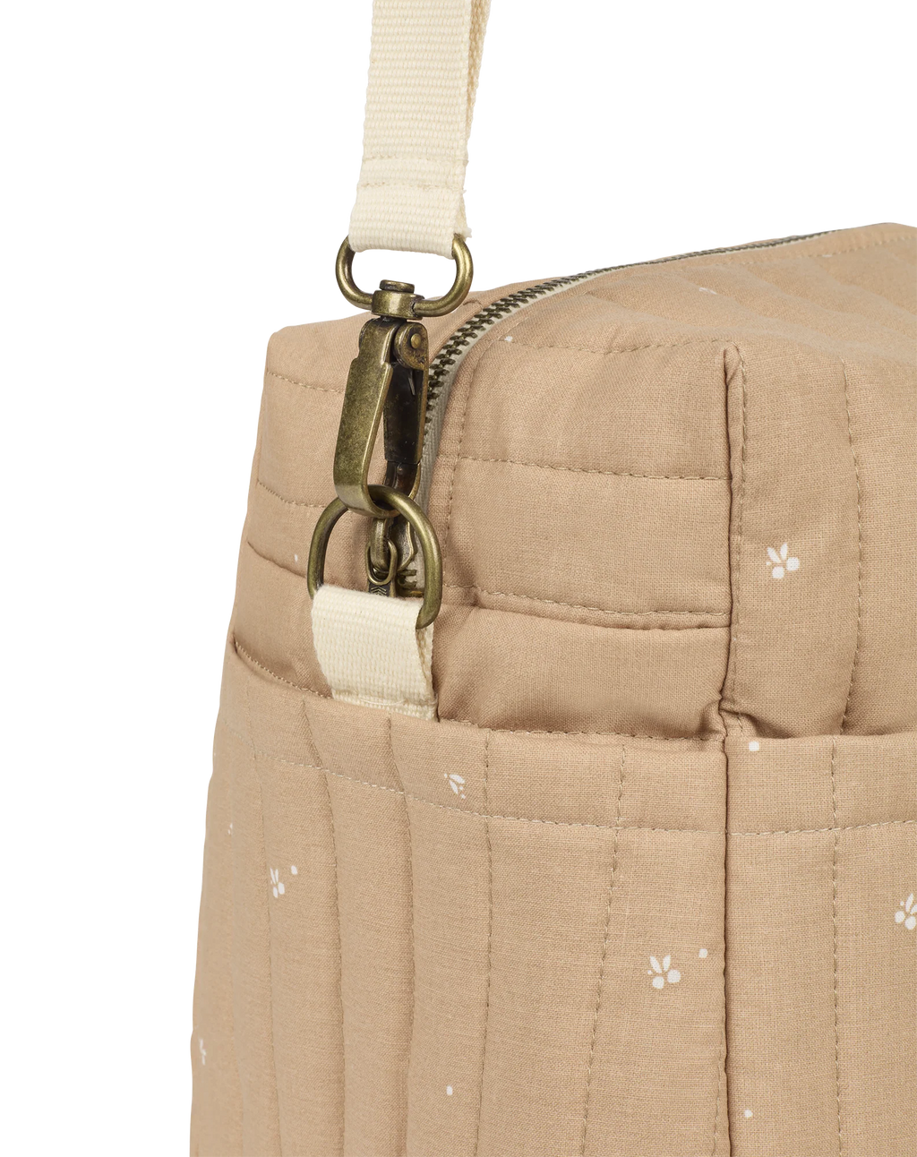 Nobodinoz Stories Buggy diaper bag 40x30x25cm | Blush Little Cherries