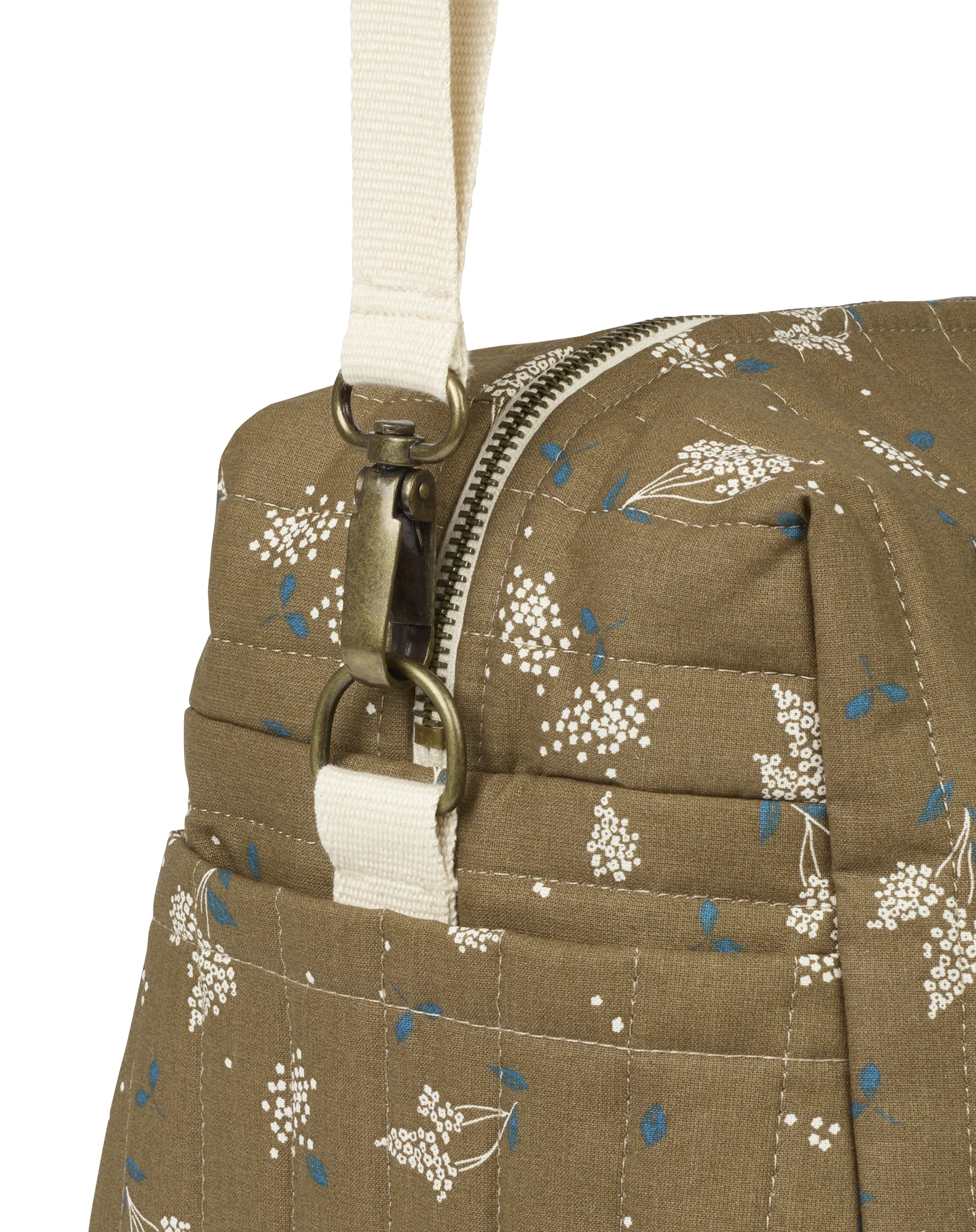Nobodinoz Stories Buggy diaper bag 40x30x25cm | Brown Lilac