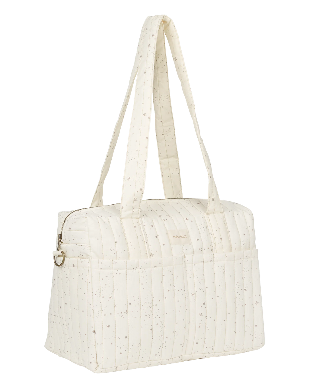 Nobodinoz Stories Buggy diaper bag 40x30x25cm | Natural Milky Way